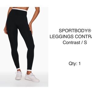 Set Active Contrast Leggings